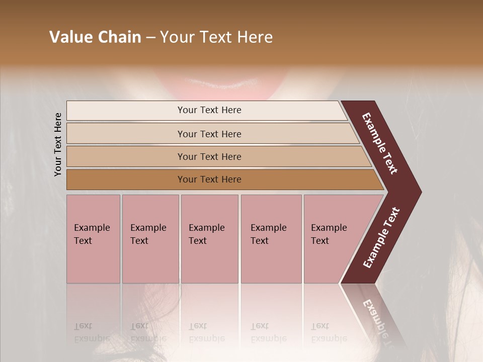 Lips Lover Mark PowerPoint Template