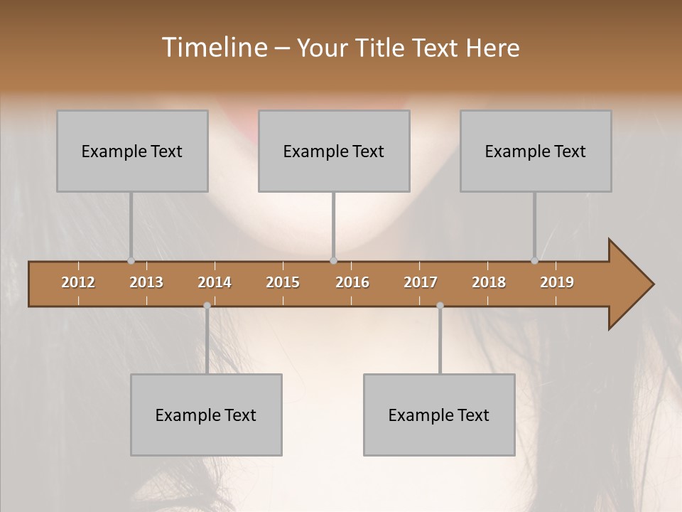 Lips Lover Mark PowerPoint Template
