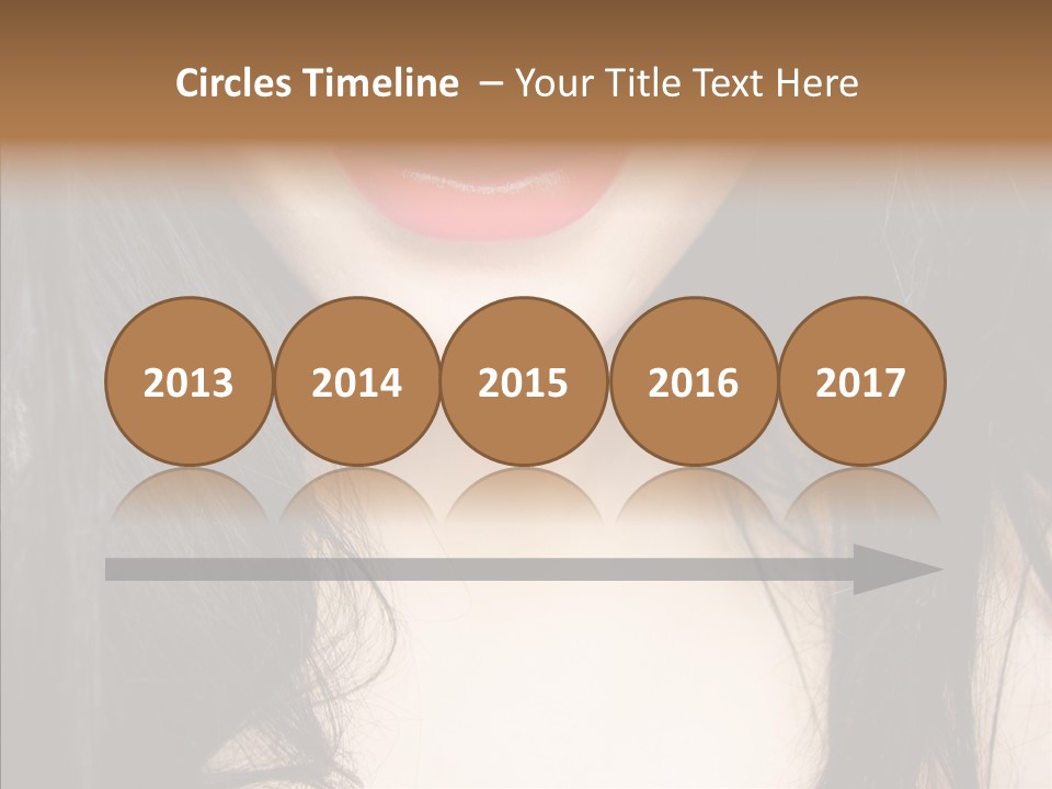 Lips Lover Mark PowerPoint Template