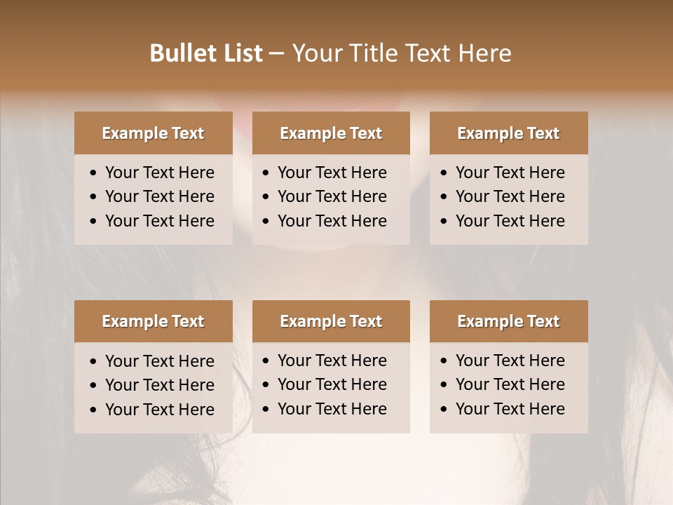 Lips Lover Mark PowerPoint Template