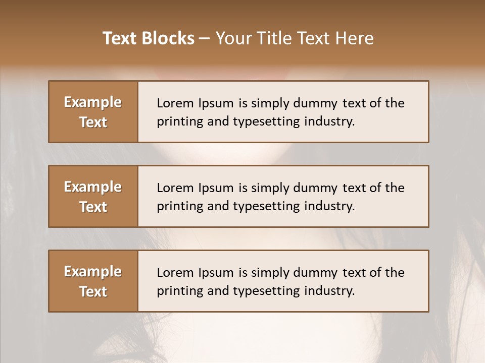 Lips Lover Mark PowerPoint Template