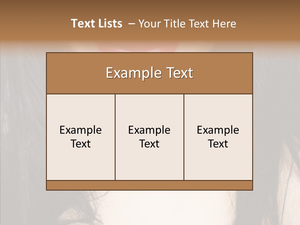 Lips Lover Mark PowerPoint Template