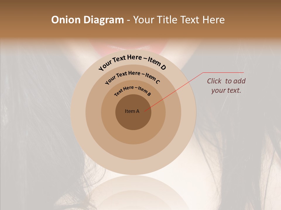 Lips Lover Mark PowerPoint Template