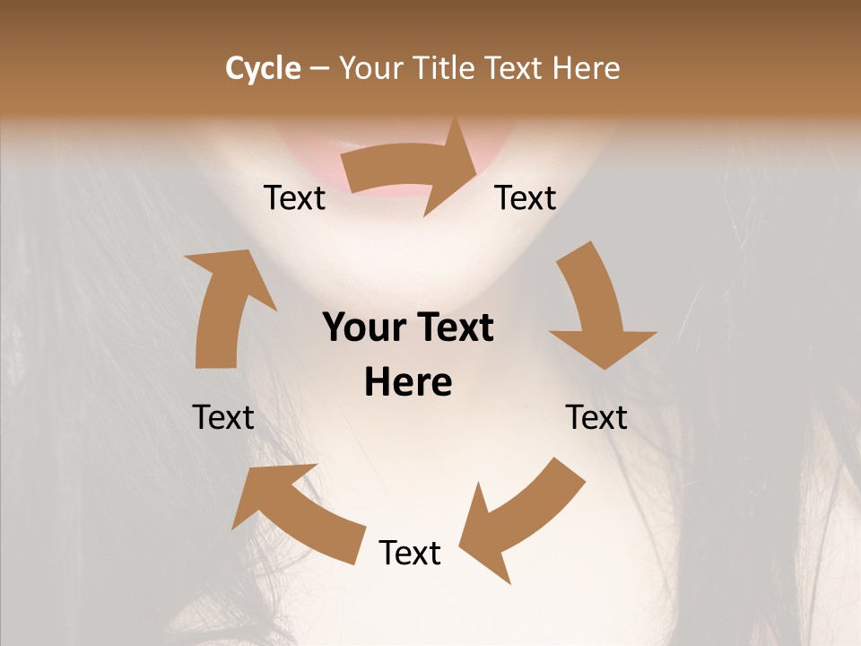 Lips Lover Mark PowerPoint Template