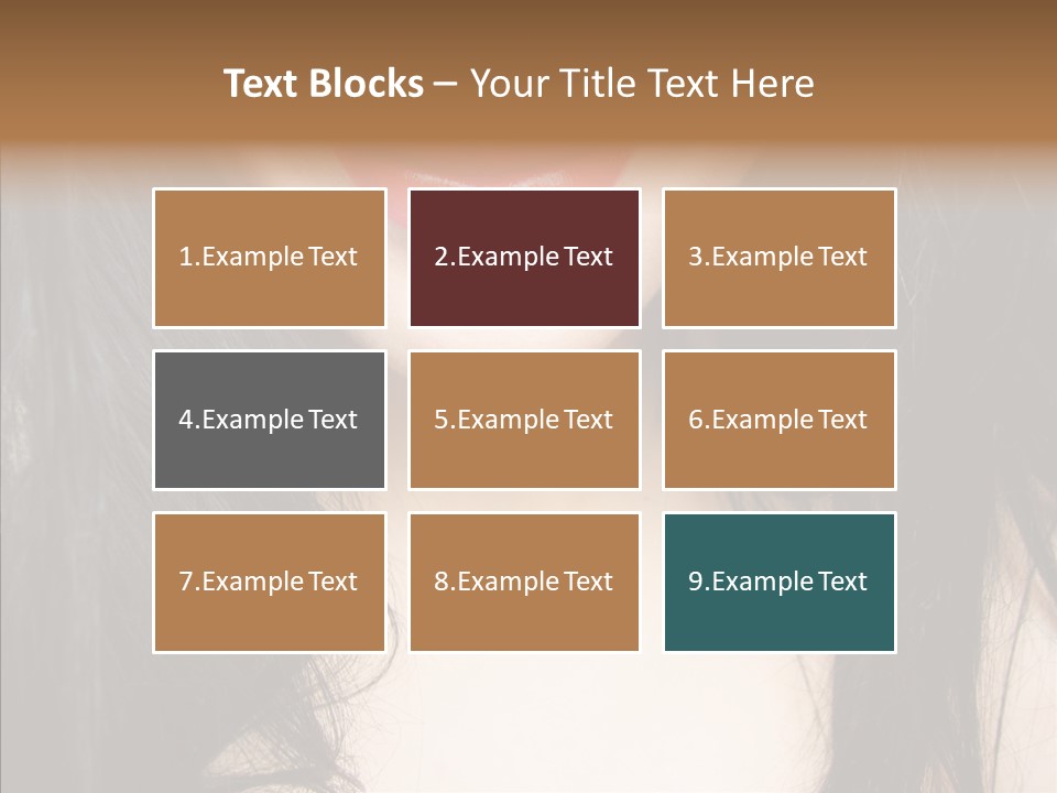 Lips Lover Mark PowerPoint Template