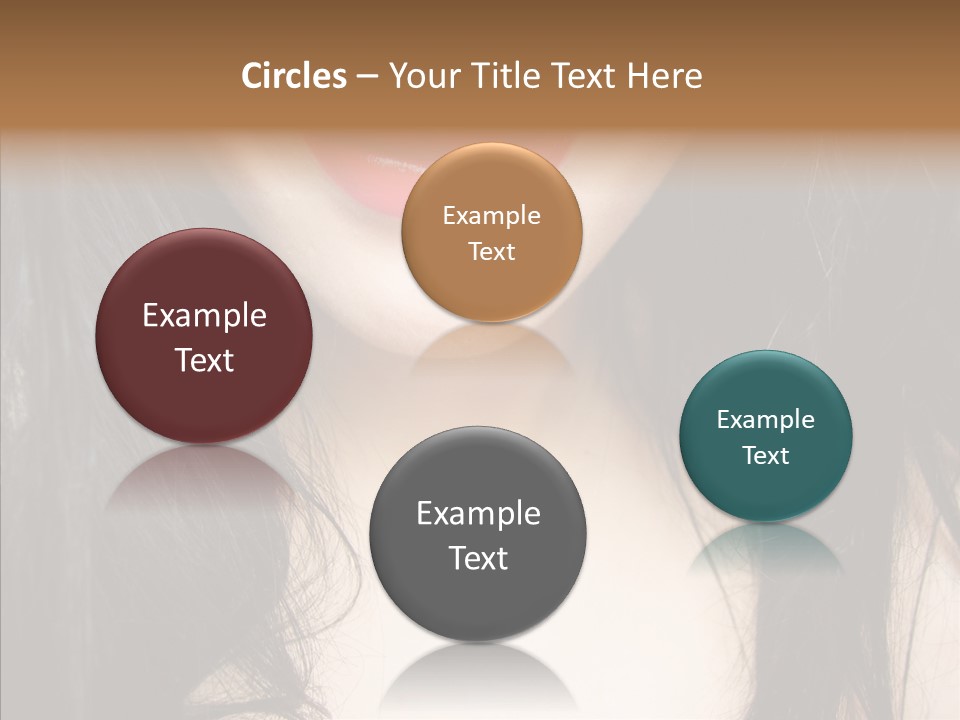 Lips Lover Mark PowerPoint Template