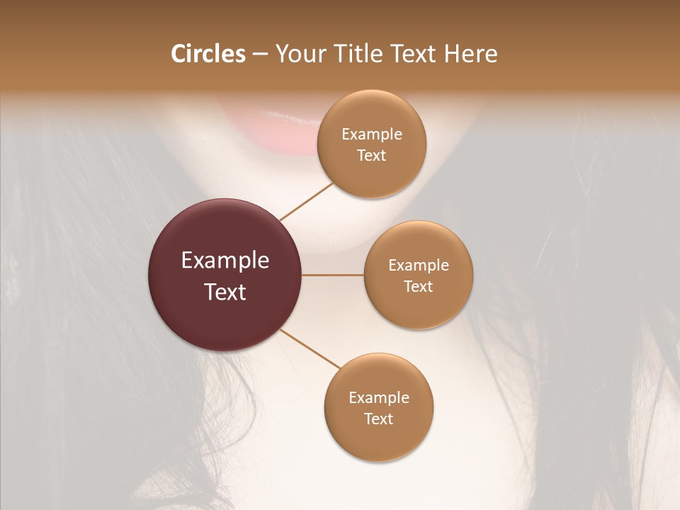 Lips Lover Mark PowerPoint Template