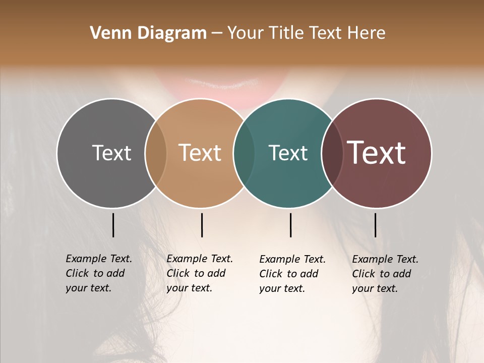 Lips Lover Mark PowerPoint Template