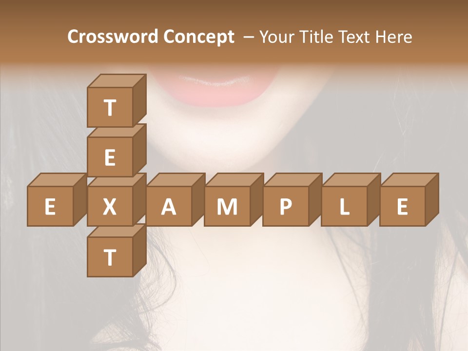 Lips Lover Mark PowerPoint Template