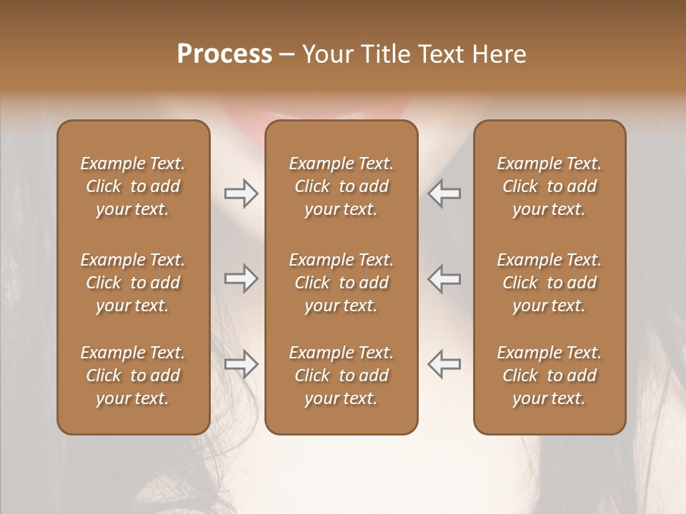 Lips Lover Mark PowerPoint Template