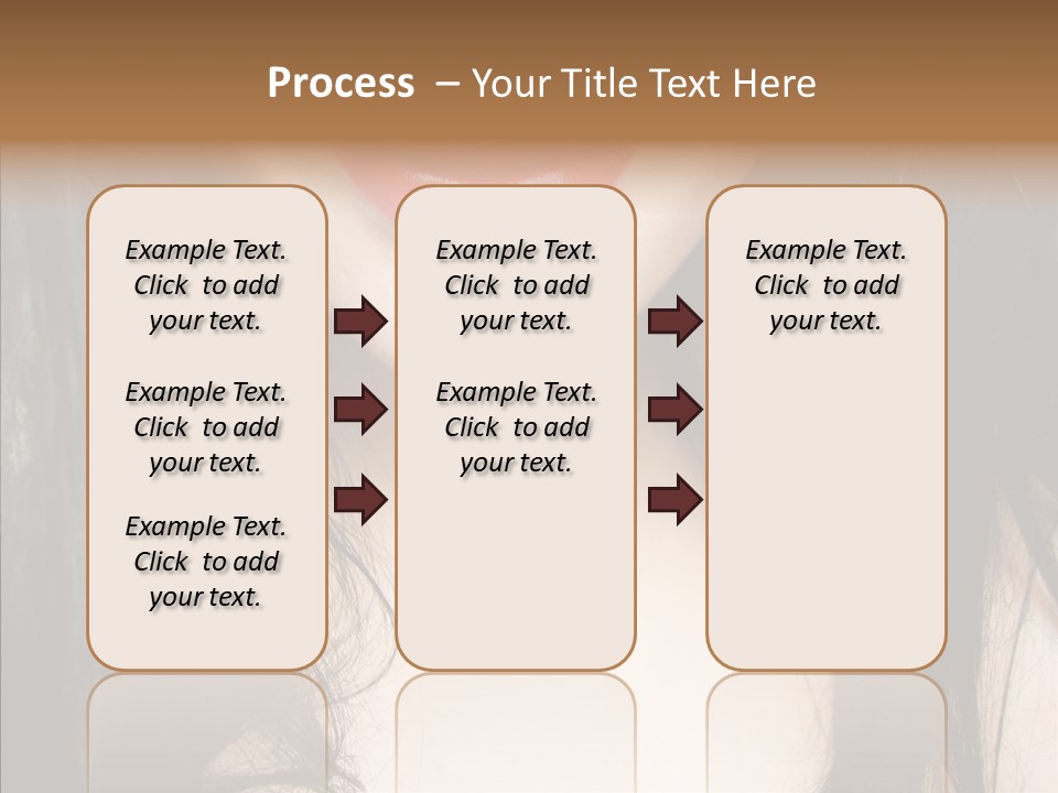 Lips Lover Mark PowerPoint Template