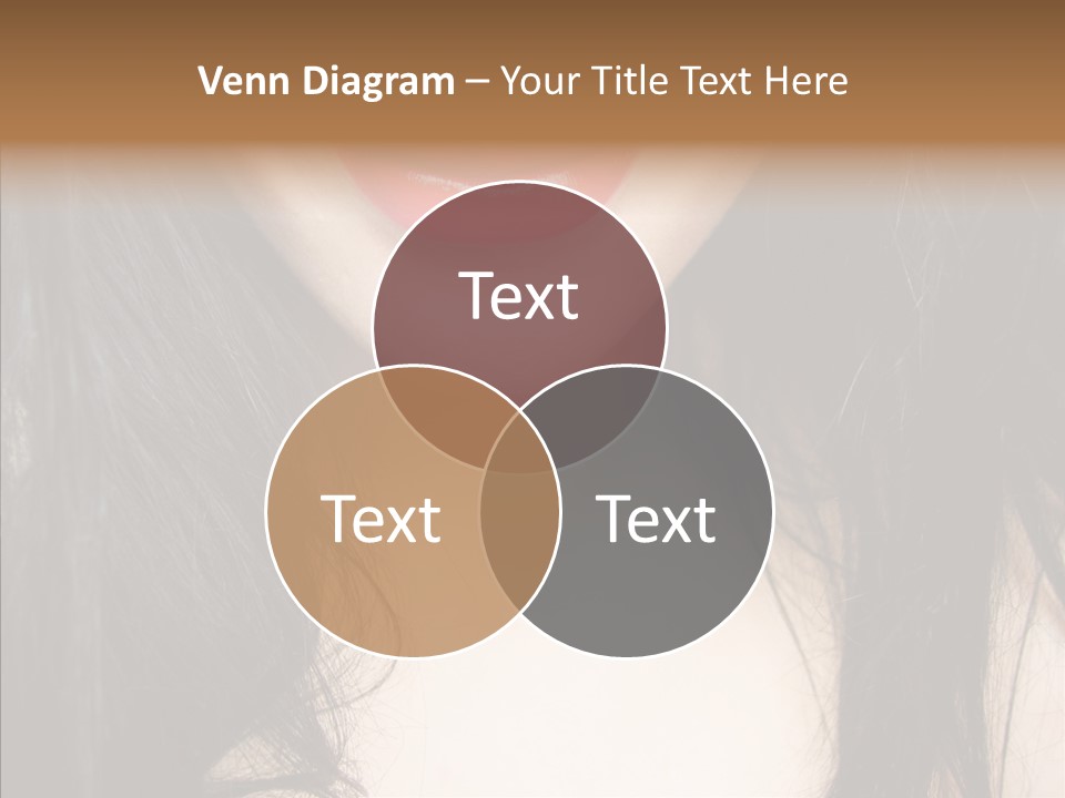 Lips Lover Mark PowerPoint Template