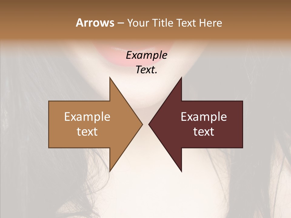 Lips Lover Mark PowerPoint Template