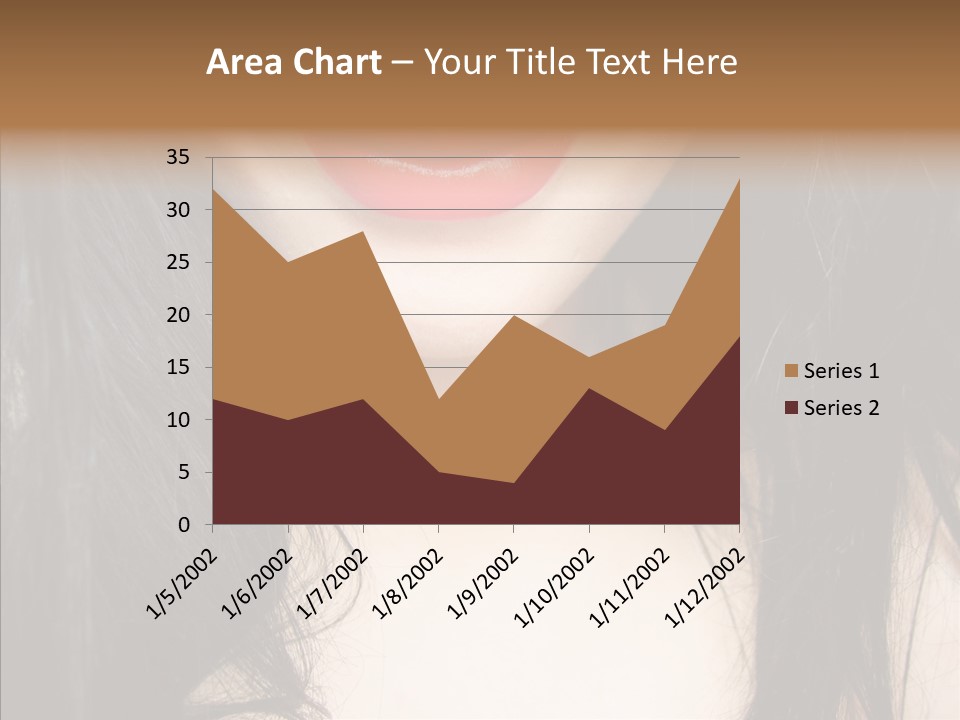 Lips Lover Mark PowerPoint Template