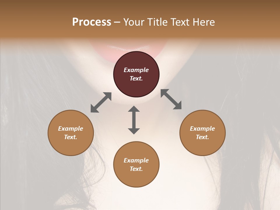 Lips Lover Mark PowerPoint Template