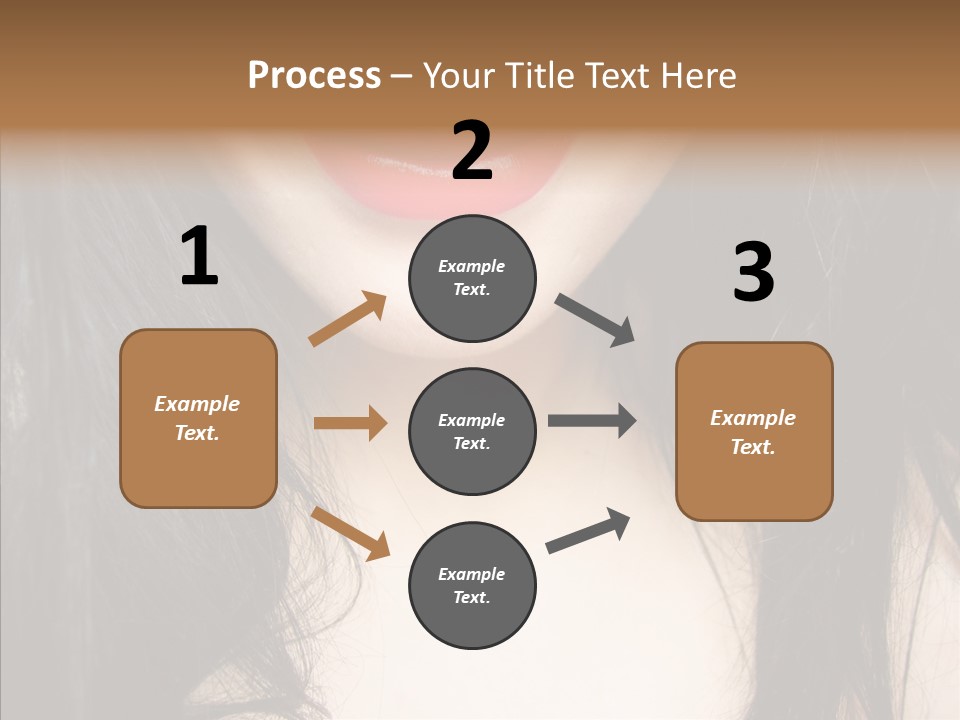 Lips Lover Mark PowerPoint Template