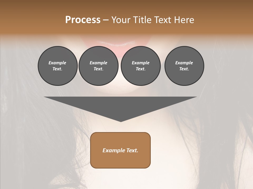 Lips Lover Mark PowerPoint Template