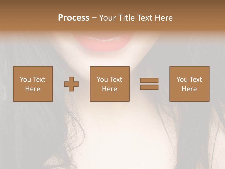 Lips Lover Mark PowerPoint Template