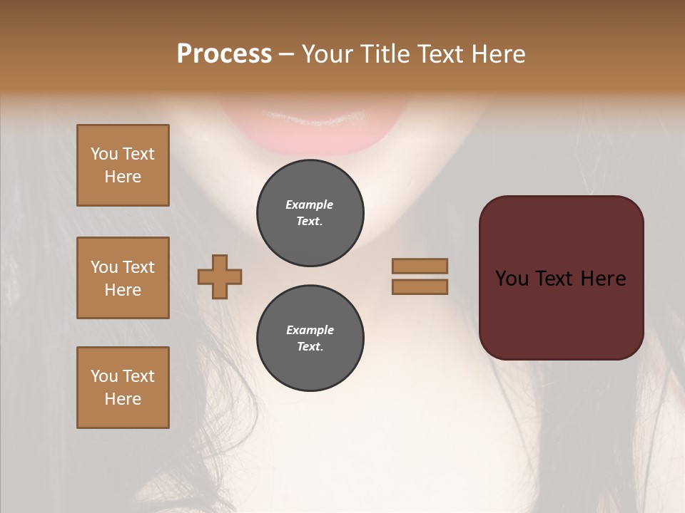 Lips Lover Mark PowerPoint Template