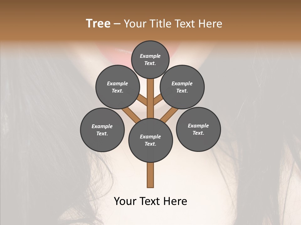 Lips Lover Mark PowerPoint Template