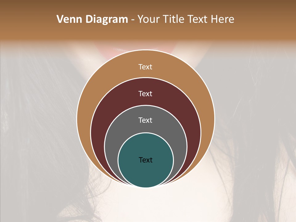 Lips Lover Mark PowerPoint Template