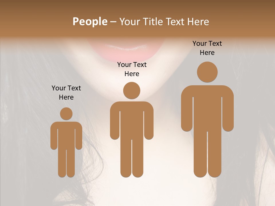 Lips Lover Mark PowerPoint Template