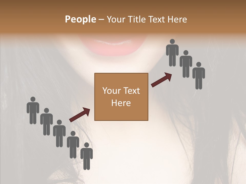 Lips Lover Mark PowerPoint Template