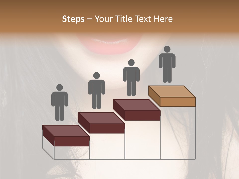 Lips Lover Mark PowerPoint Template