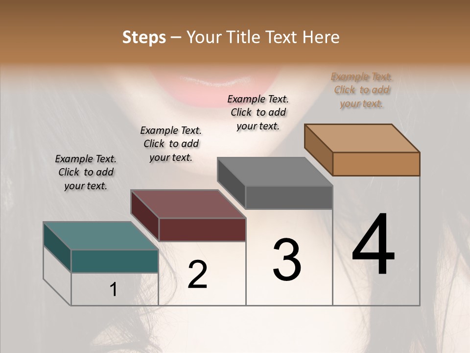 Lips Lover Mark PowerPoint Template