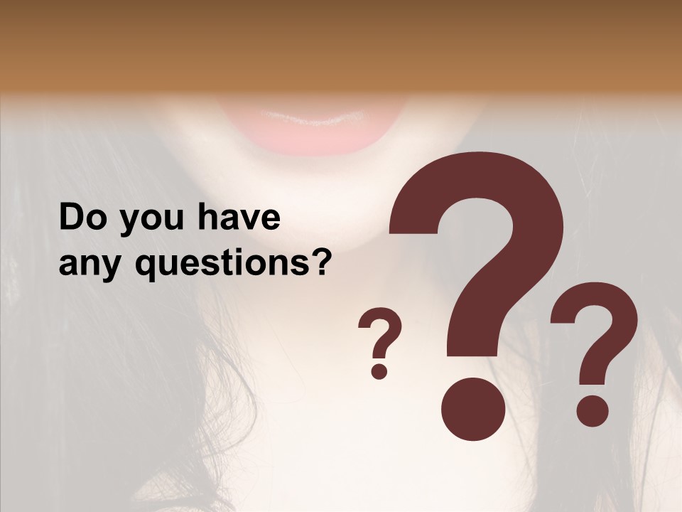 Lips Lover Mark PowerPoint Template