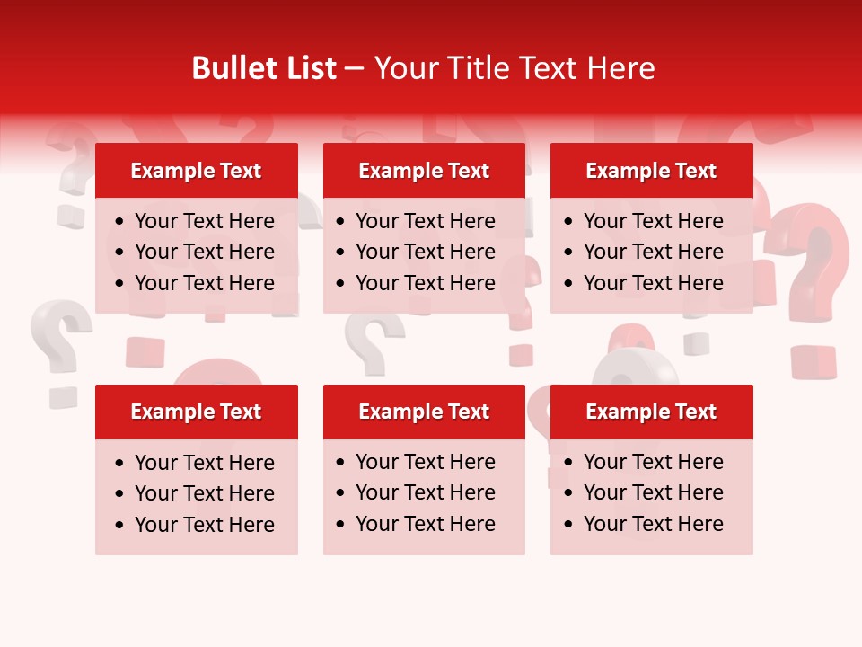 Service Problem White PowerPoint Template
