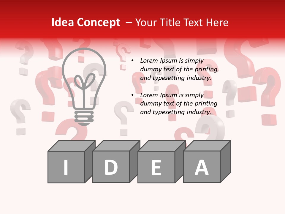 Service Problem White PowerPoint Template