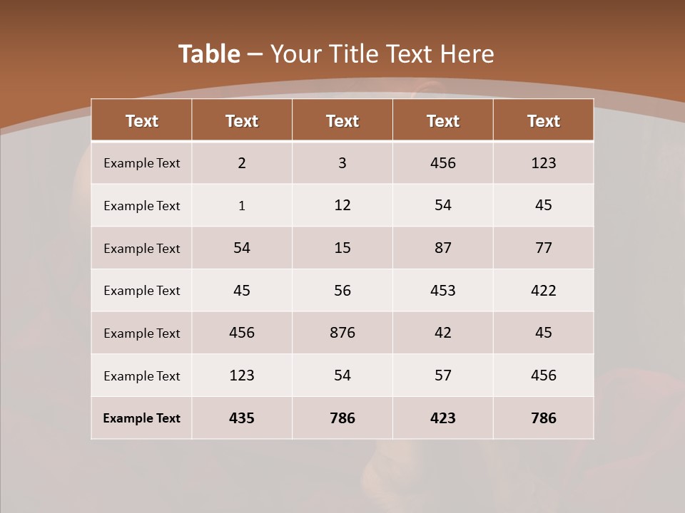 View Classic One PowerPoint Template