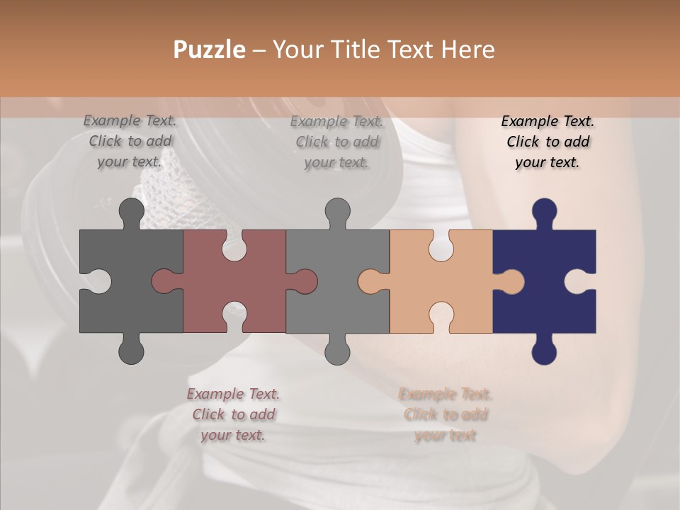 Club Weight Gym PowerPoint Template