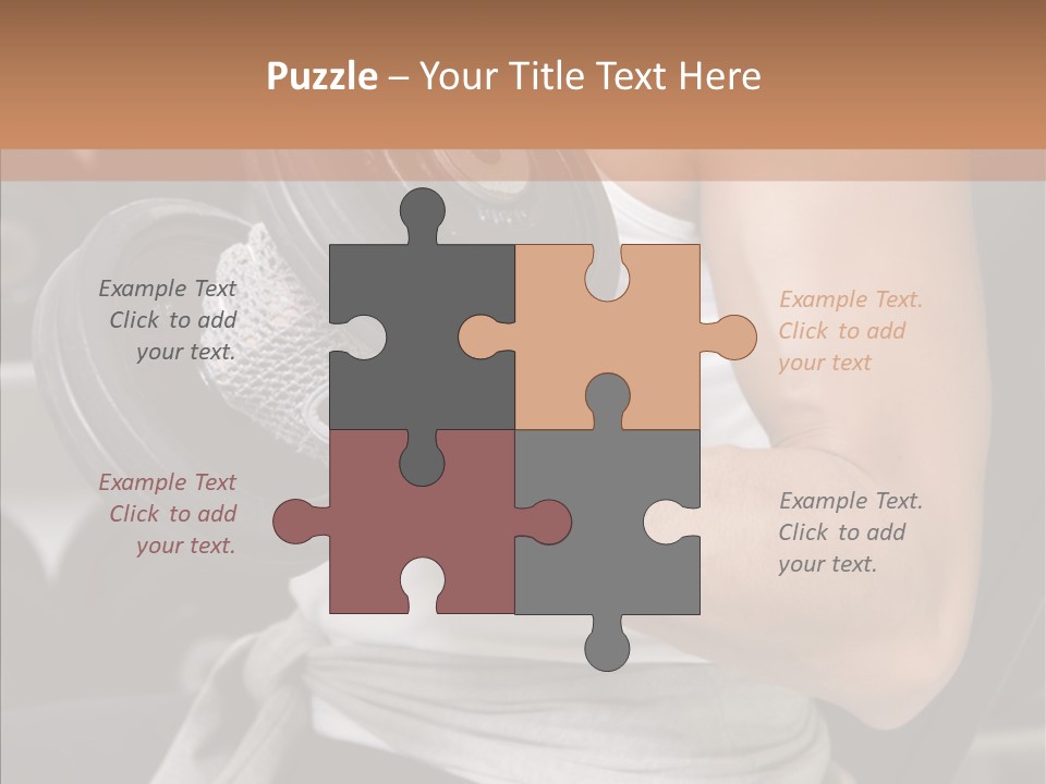 Club Weight Gym PowerPoint Template