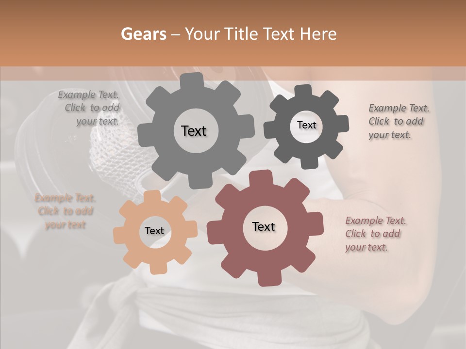 Club Weight Gym PowerPoint Template