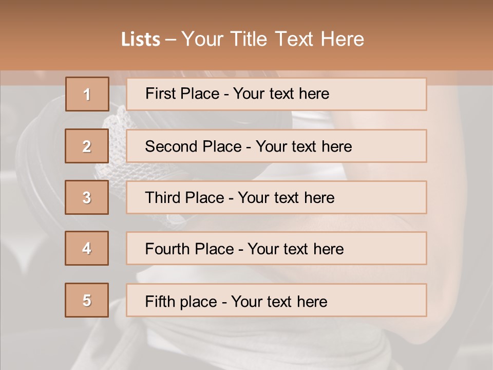 Club Weight Gym PowerPoint Template