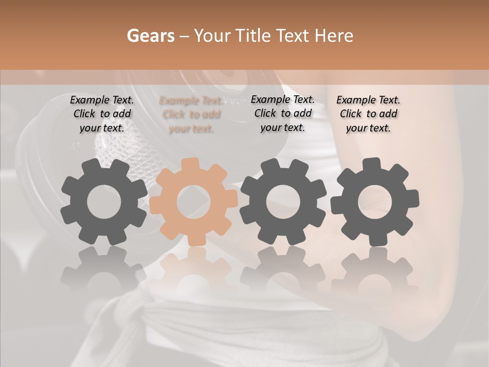 Club Weight Gym PowerPoint Template