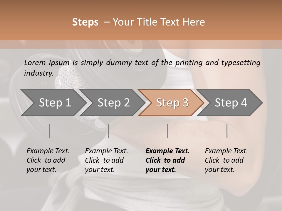 Club Weight Gym PowerPoint Template