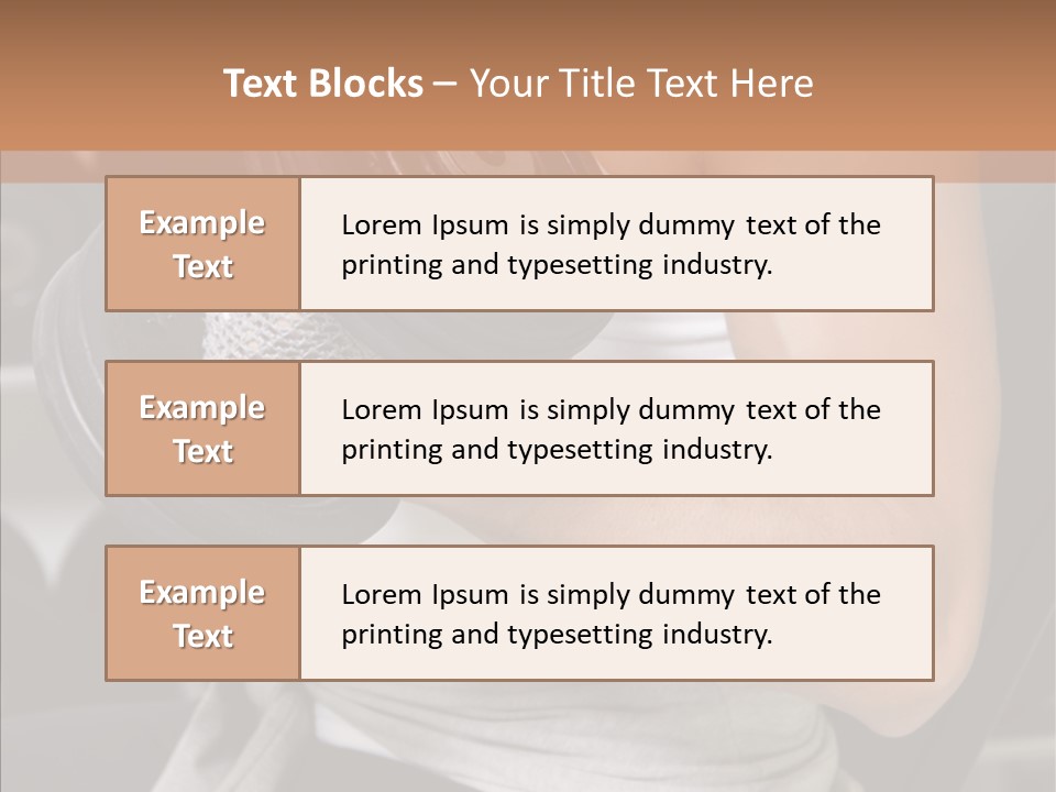 Club Weight Gym PowerPoint Template