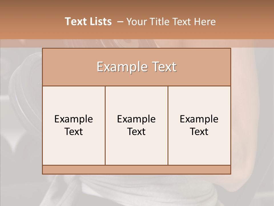 Club Weight Gym PowerPoint Template