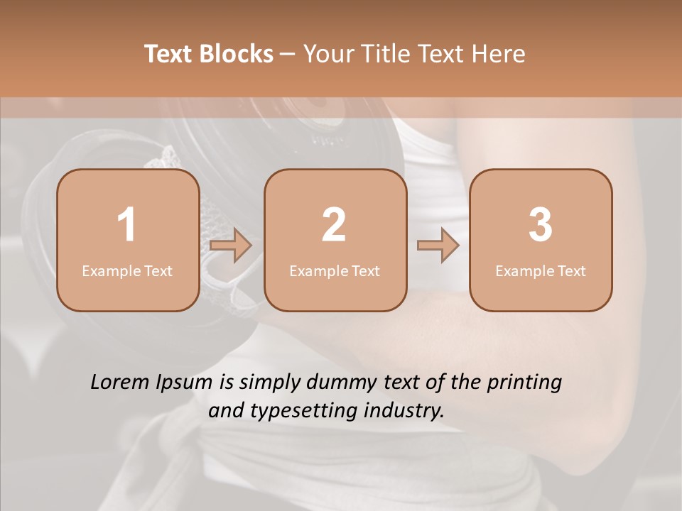 Club Weight Gym PowerPoint Template