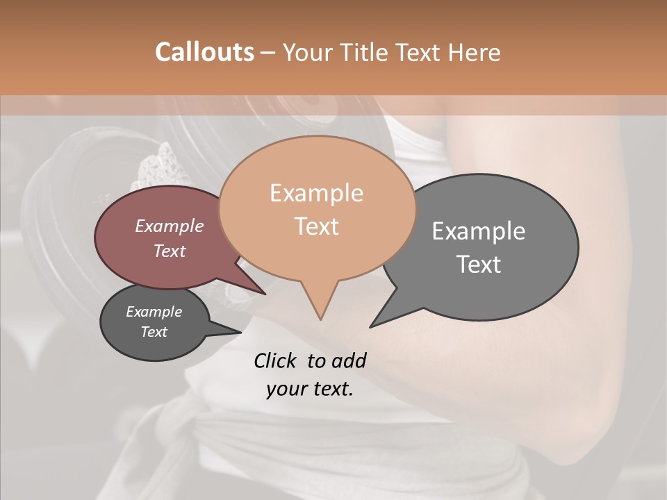 Club Weight Gym PowerPoint Template