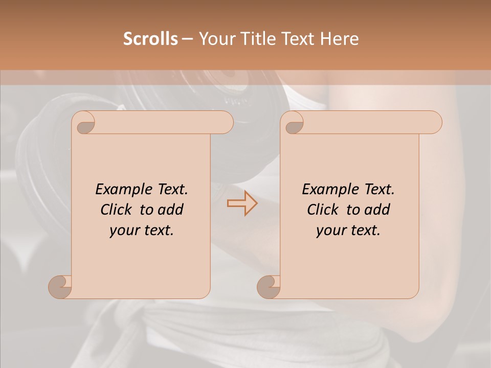 Club Weight Gym PowerPoint Template