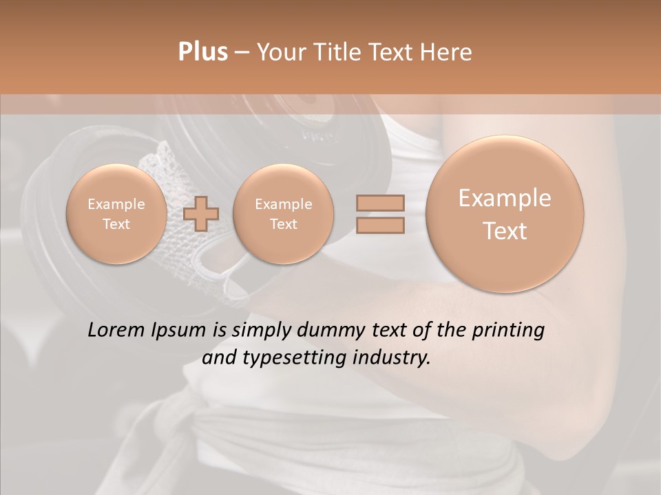 Club Weight Gym PowerPoint Template