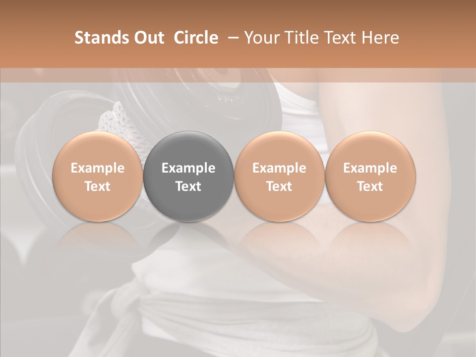 Club Weight Gym PowerPoint Template