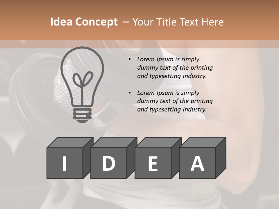 Club Weight Gym PowerPoint Template