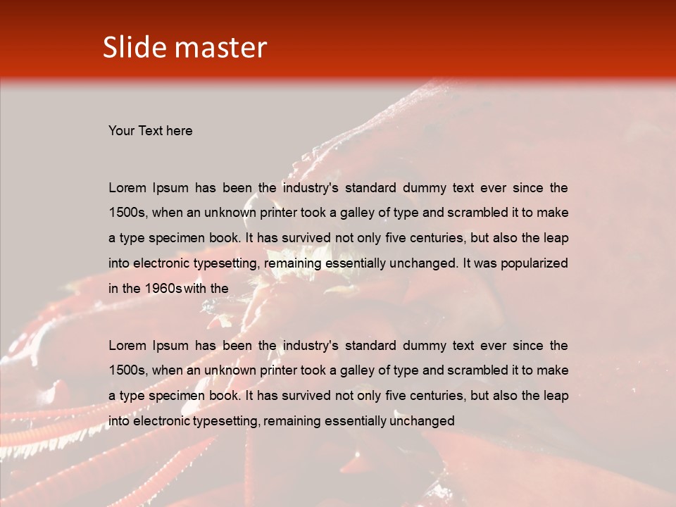 Food Freshness Red PowerPoint Template