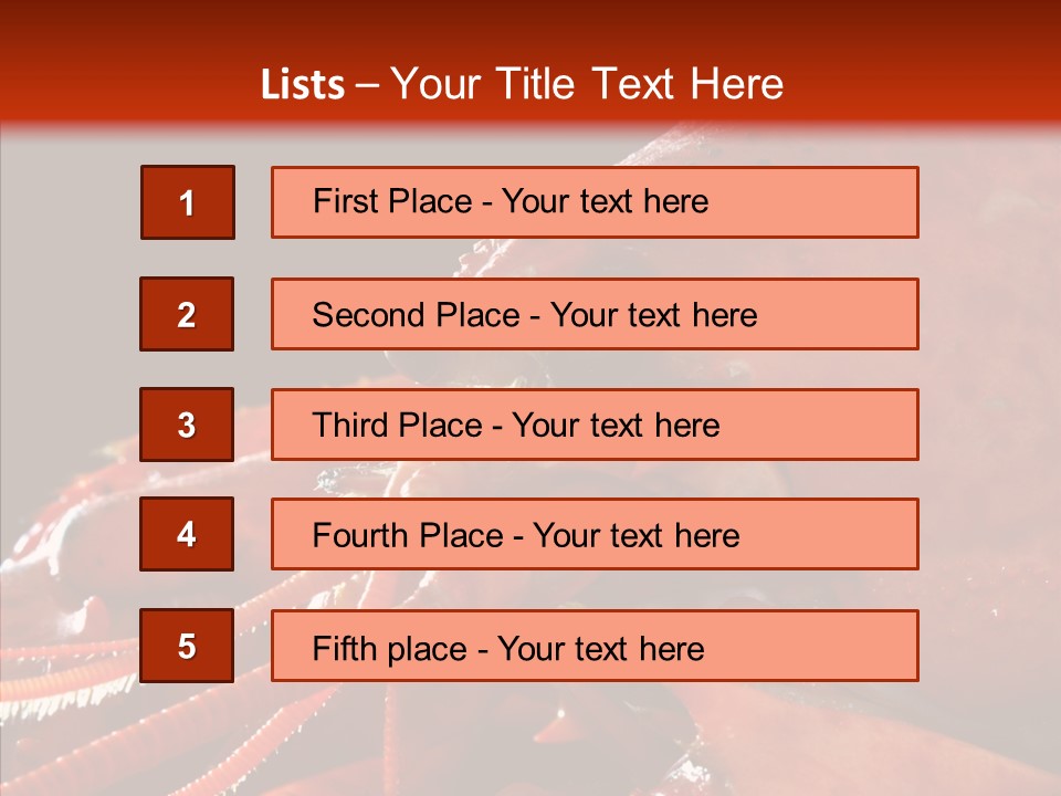 Food Freshness Red PowerPoint Template