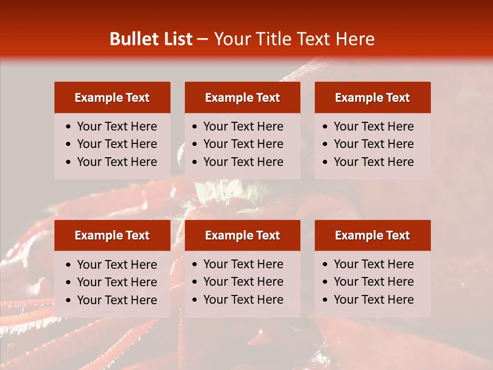 Food Freshness Red PowerPoint Template